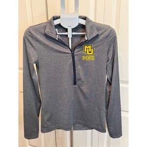 PINK Victoria's Secret Ultimate Marquette Golden Eagles Quarter Zip Pullover MED